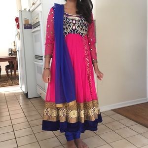 NEW indian anarkali dress, salwar kameez